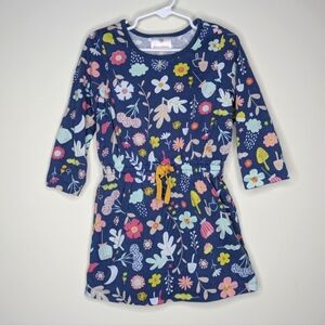 Hanna Andersson Flower Leaves Dress 100 4